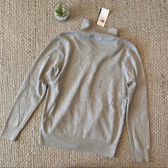 New Polo Ralph Lauren Gray Full Zip Sweater - Picture 9 of 9